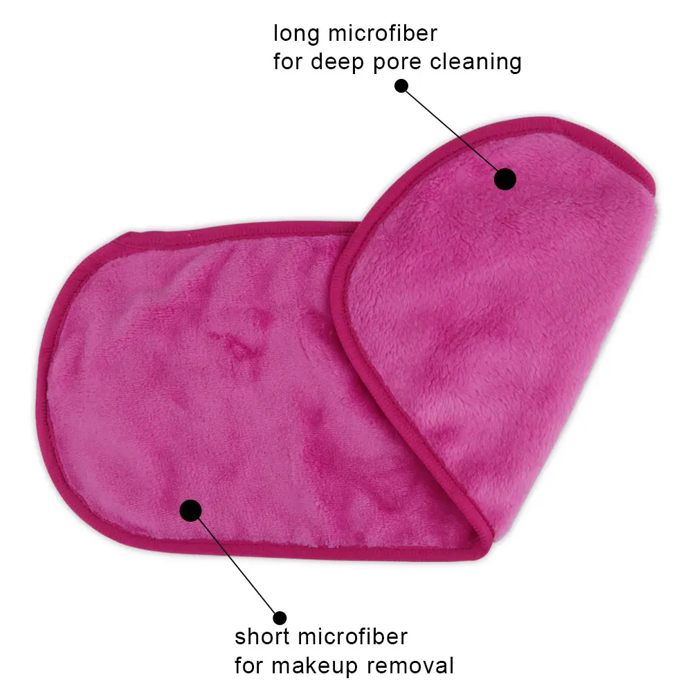 Makeup Remover Cloth Microfiber Make Up Towel Face Skin Care Pads Cleansing Reusable Wipes Facel Beauty Make-up Removal Tools 4