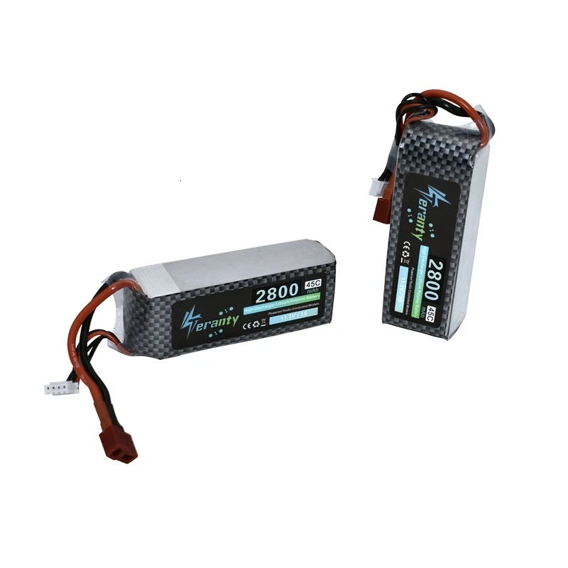 Teranty power 11,1 v 2800maH 45C Lipo аккумулятор для радиоуправляемого дрона, лодки, квадрокоптера, запасные части 3s 2200mah 11,1 v батареи T/XT60 разъем