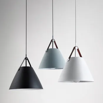 

Northern Europe Industry Aluminum Chandeliesr Light Caged Creative Macarons LED Light Lamp Bar Counter Lightings