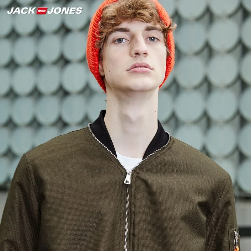 JackJones мужские бейсбольные куртки с воротником 219309512