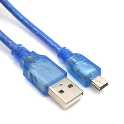 Câble Mini USB 2.0 Type A mâle vers Mini 5P mâle, feuille + tresse blindée, 1.5m 1.8m 3m 5m 10m 