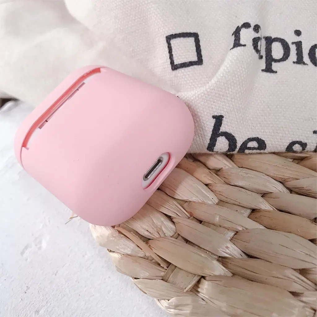 Новый милый мультяшный чехол для наушников Apple AirPods 1 2 Чехол Air Pods Матовый Жесткий