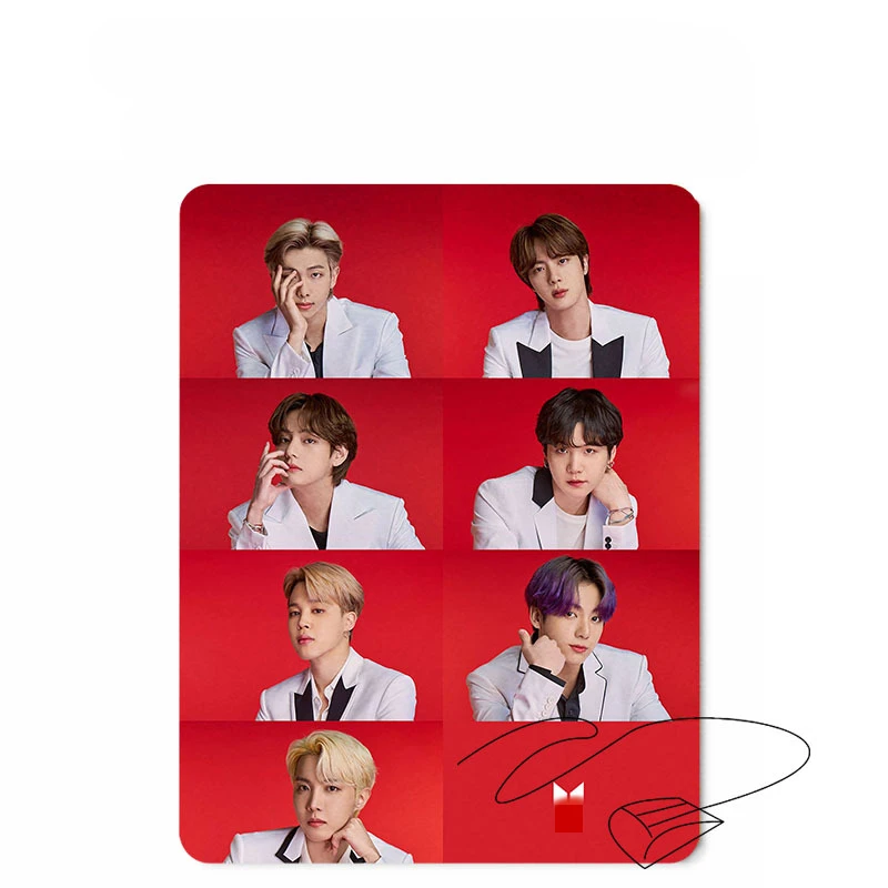 Wholesale Kpop Idol Bangtan Boys MEETS LDF Mouse Pad Kawaii Gaming Accessories Deskmat Rugs Mousepepad Computer Desk Mat | Канцтовары