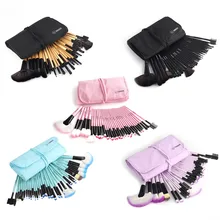 32 Stuks Make-Up Kwasten Sets Met Bag Oogschaduw Wenkbrauw Highlighter Borstel Kits Cosmetische Foundation Borstels Pincel Maquiagem(China)