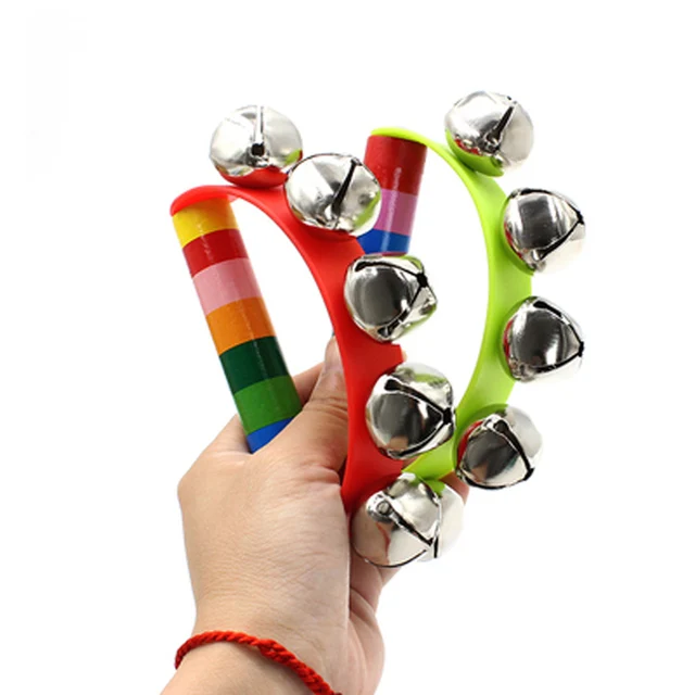 Baby Music Instruments Rattle Bell Maracas Wooden Toddlers Kids Toys Girls Boys 2 to 5 Years Jouet Educatif Enfant 3