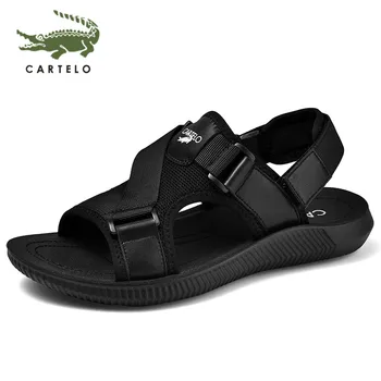 

CARTELO men's shoes sand stall sandals men's casual fashion soft bottom outdoor lightweight non-slip open-toe two-wear sandals m