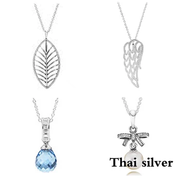 

2019 NEW Thai Silver Vintage Pearl Necklace Anniversary Engagement Gift Party Wedding Limited Edition Original Jewelry