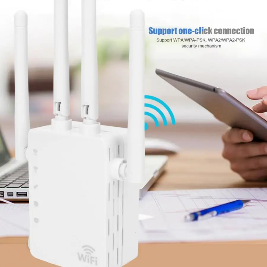 WiFi ретранслятор 1200M беспроводной удлинитель 2,4G/5G двойной сетевой порт внешний 4 wifi-маршрутизатор двухдиапазонный усилитель сигнала