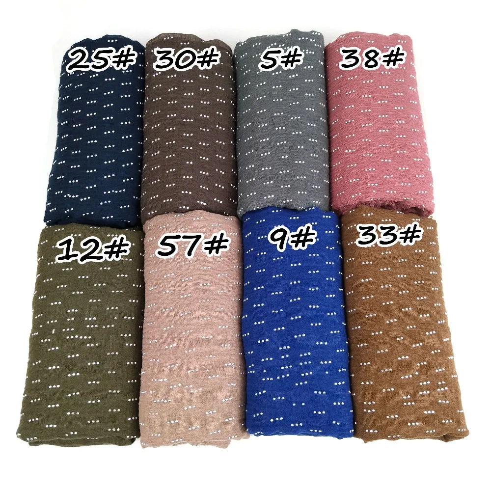 D9 10 шт высокого качества pom Шифоновый Платок-Хиджаб Женский шарф/шарфы длинные макси обёрточная повязка на голову выбрать цвета