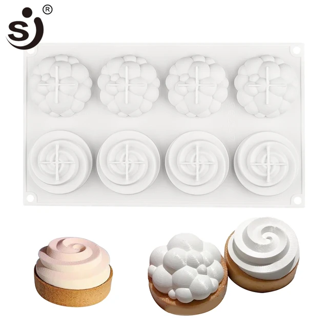 Silicone Pastry Tart Mould Mousse Cake Mold French Dessert Pan Bakeware Tools For DIY Home Baking