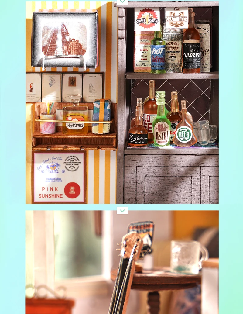 Rolife DIY Miniature Dollhouse - Leisure Time Series DG146-DG148
