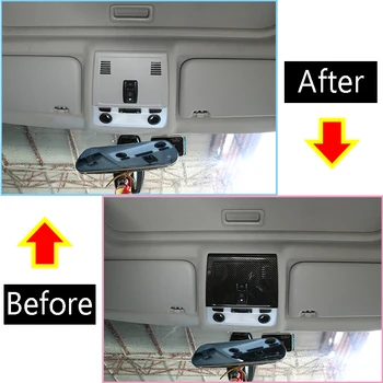 

Carbon Fiber ABS Front Row Roof Reading Lamp Decoration Cover Trim For BMW E90 3 Series 2005-2012 Car Accessories