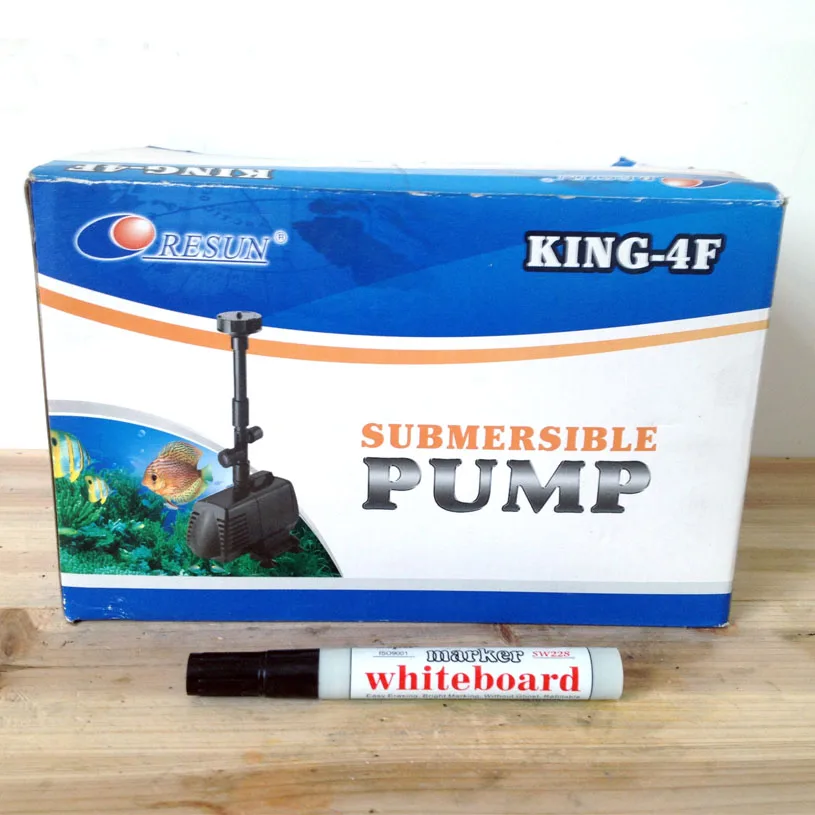 King-4F rockery pond fountain pump adjustable submersible water pump 220-240V 5100LPH head 4.5meter