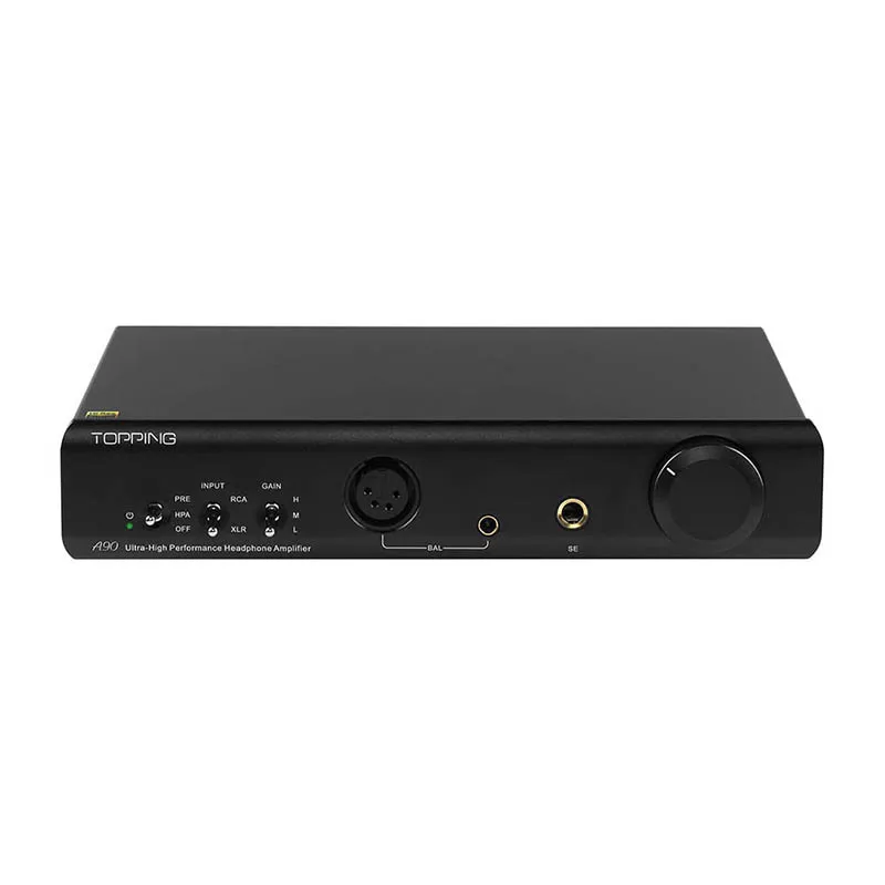 Topping A90 Desktop Headphone Amplifier fully balanced Hi Res Digital HiFi Music Portable headphone amp Audio XLR Pre Amplifier