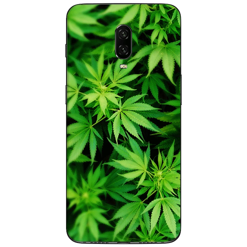 B3 Cell Mobile Phone Case soft tpu for oneplus 5 5T 6 6T 7 Pro Back Cover Protection Cute Art High Weed - Цвет: B3