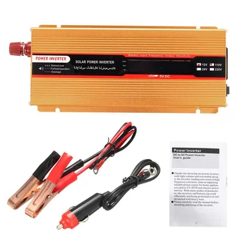 

12/24V To AC 220 4000W Car Solar Inverter Power Inverter USB Adapter Modified Sine Wave Converter for Car Camping Travaling