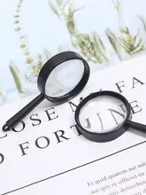  1/5/10pcs Top Handheld Reading Mini 5X Magnifier Hand Held Magnifying 25mm Pocket Magnifying Glass Children Hand Educational Too 