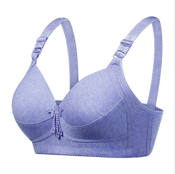 Womens Silk Thin Bra Solid Non-wire Brassiere Soft Cup Bras 36C 38C 40C 44C  42C