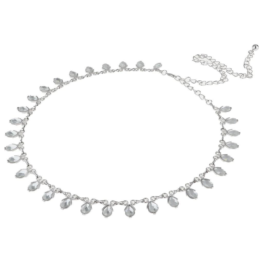 Fashion Women Belly Dance Waist Chain Belt Bridal Waistband Wedding Party