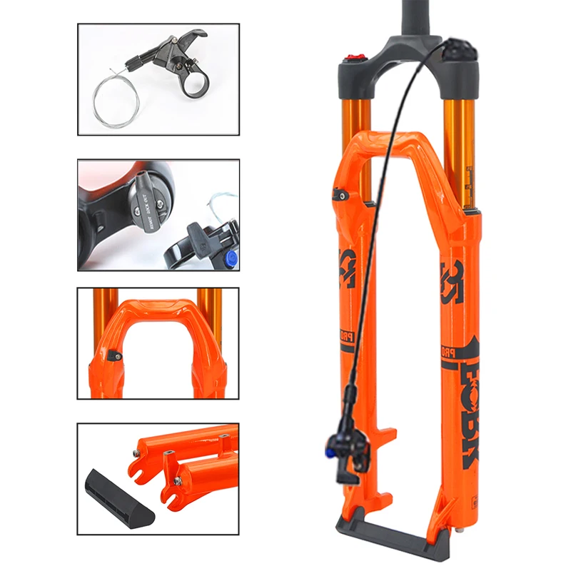 Cycling Fork Mountain Bike Air Suspension Bike Plug 26 27.5 29er Fork