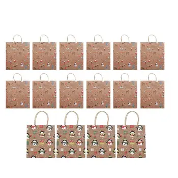 

16Pcs Gift Bags Cartoon Chic Packaging Bags Tote Wrapping Pouch