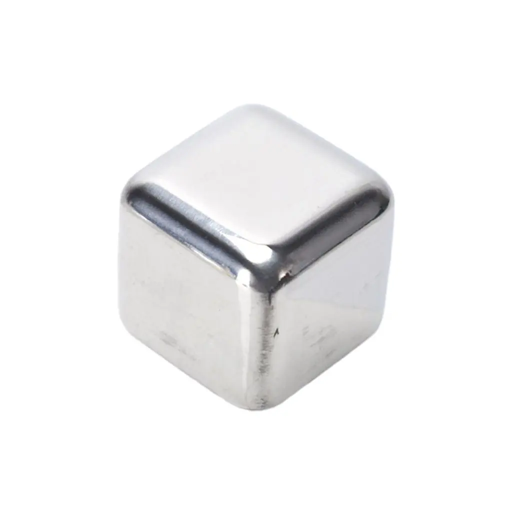 

Stone Ice Cubes Stainless Steel Ice Cubes Reusable Chilling Frozen Rocks For Whiskey Wine Beverage Juice