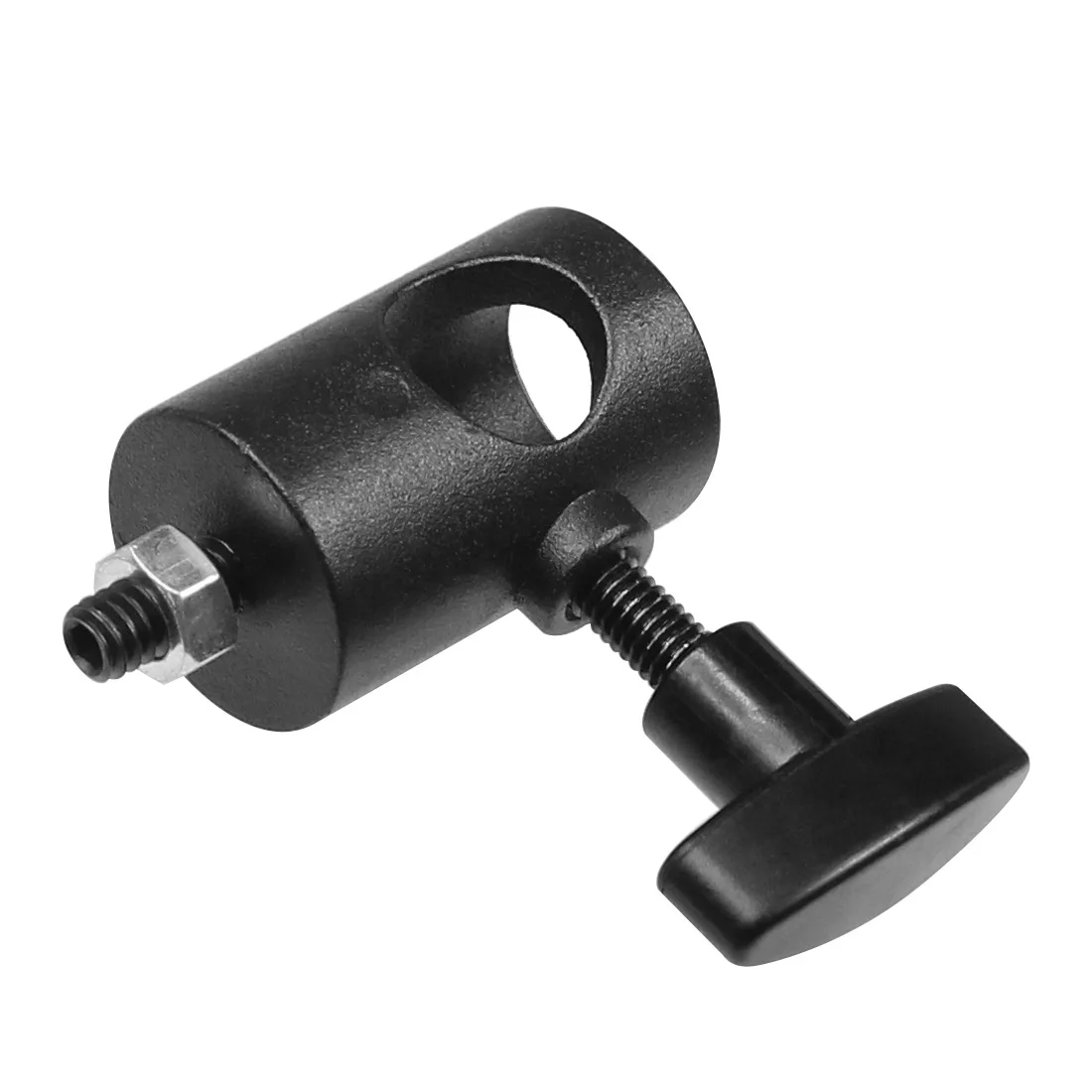 FEICHAO Universal Metal Speedlite Thread Adapter Light Stand Bracket with 1/4 Screw Mount Swivel Adapter for LED Light Monitor light stand photographic light stand