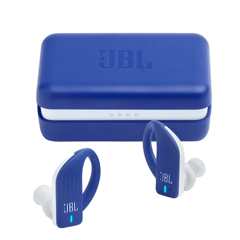JBL выносливость пик Водонепроницаемый IPX7 истинные Беспроводные спортивные наушники Bluetooth HIFI бас гарнитура с микрофоном и зарядным устройством - Цвет: Blue