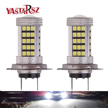

2 pcs H7 2835 63 66 SMD LED PX26D Projector Fog Daytime Running Light Bulb Red / Yellow Car Light DRL Lamp Source