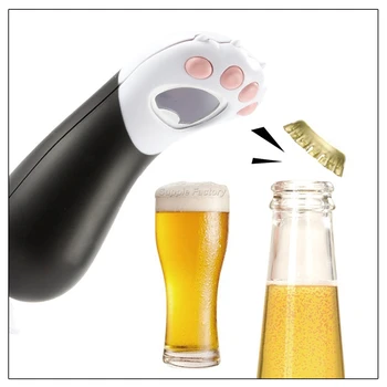 

24pcs/lot Creative Cat Paw Shaped Bottle Opener Glass Beer Bottle Opener Kitchen Gadget Tools Beer Bar Tool Claw For Kitchen