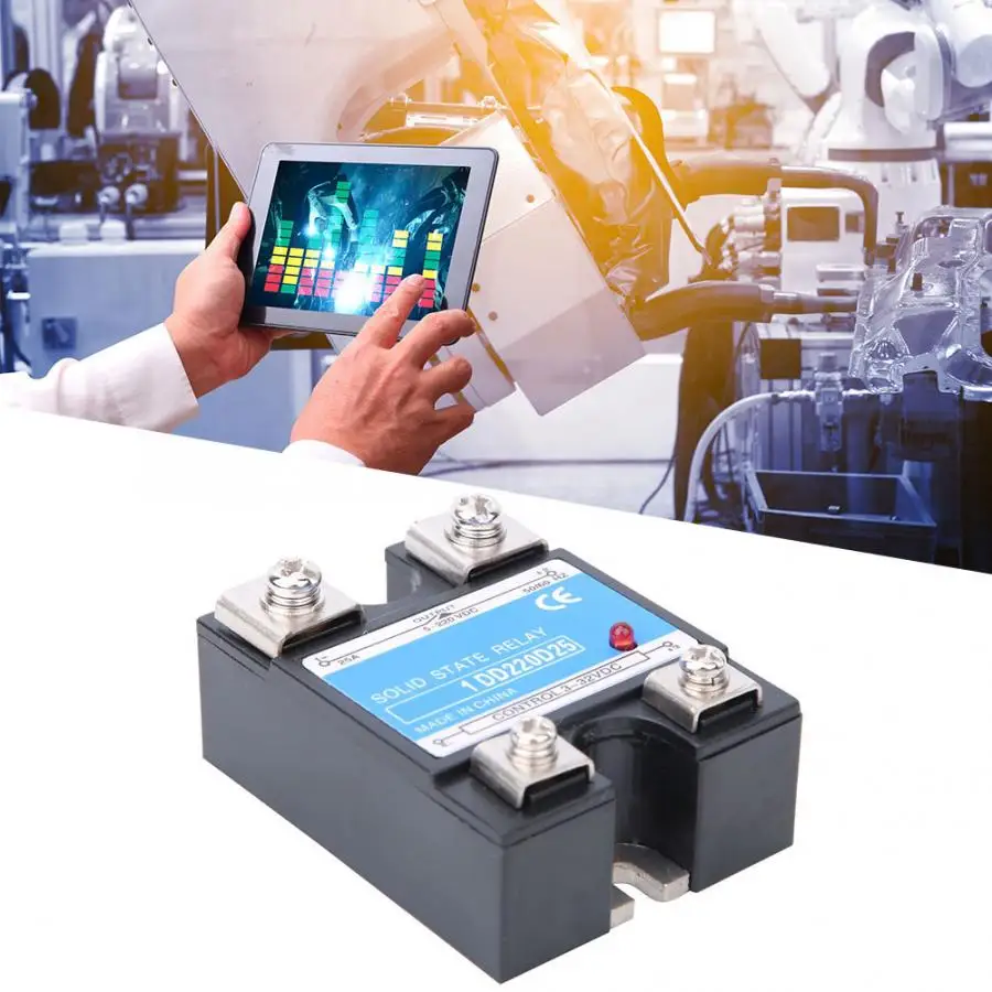 Релейная плата твердотельное реле DC-DC SSR вход 3-32VDC нагрузка 5-220VDC управления