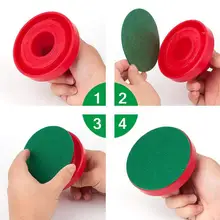 1 шт. воздушный хоккей 76 мм вратарь и 52 мм шайба войлочный молоток толкача взрослые настольные игры развлекательные игрушки красные аксессуары