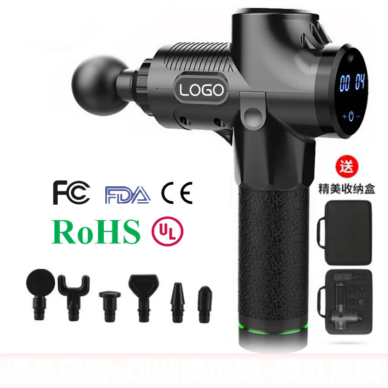 

Fascial gun, portable electric muscle relaxing massage gun, body building, deep relieving pain, household massager