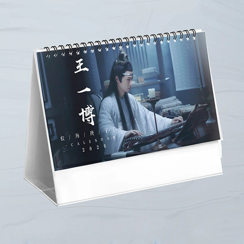 Lan WangJi CHEN QING LING двухсторонний Настольный календарь UNTAMED Wang Yibo календарь для фанатов коллекция подарок Прямая поставка
