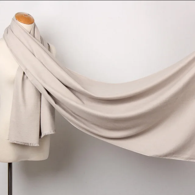 light gray 200*60 см женский мягкий однотонный шарф из кашемира пашмины зимний теплый длинный матовый шарф шаль шарфы модное толстое одеяло для путешествий - Цвет: light gray