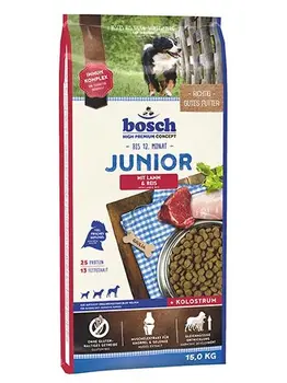 

Bosch junior with lamb and rice dry feed for puppies 15 kg