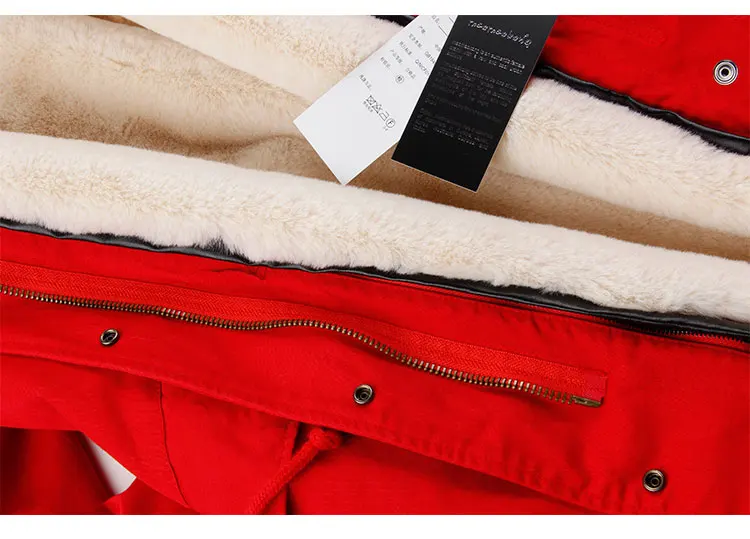 winter new real fox fur collar to overcome the long paragraph fur coat jacket female winter