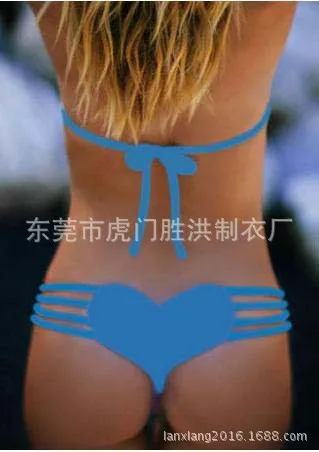 

For Hot Selling Sexy Beach Swimming Trunks Europe And America Heart Shape Versatile Ladies Bikini Swimming Trunks