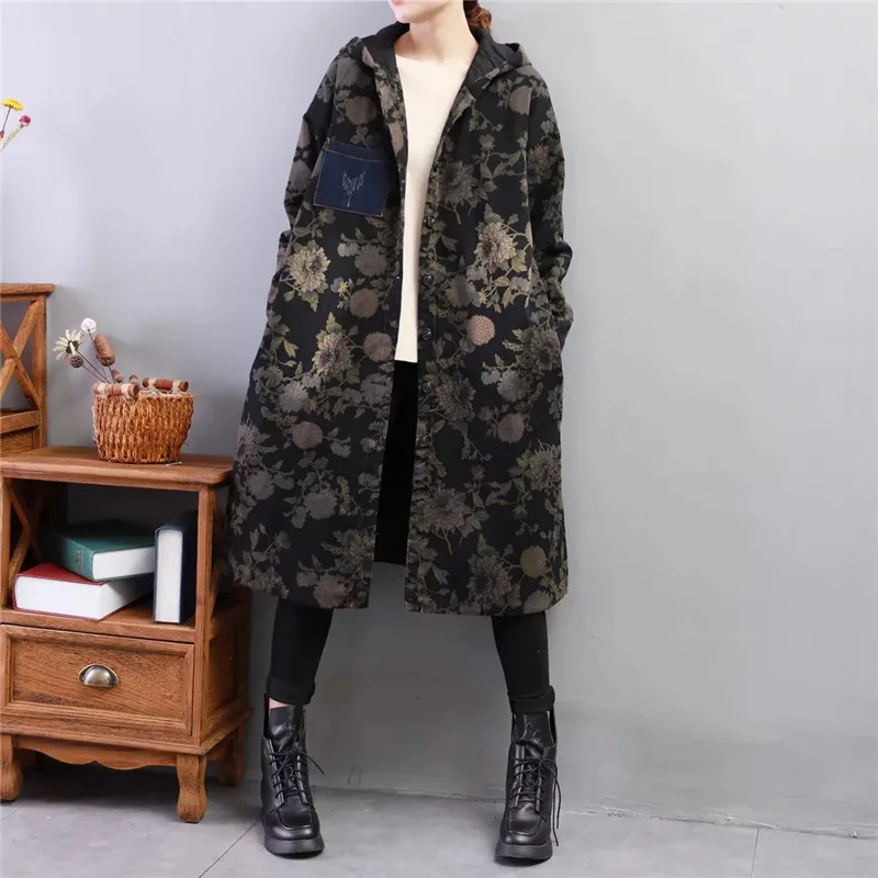 Max LuLu Korean Fashion Luxury Streetwear Ladies Long Parka Womens Vintage Denim Winter Jackets Thicken Warm Coats Windbreakers