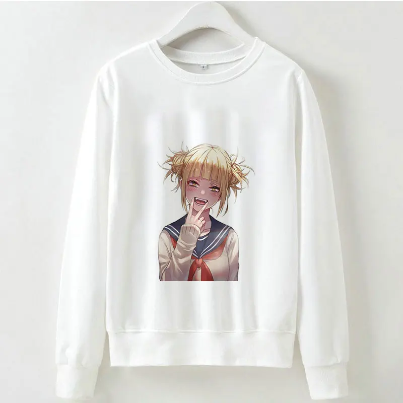 Toga Himiko толстовки Толстовка Осень Зима My Hero Academy аниме с длинными рукавами Kpop Vogue Harajuku Ahegao мультфильм печати женщин - Цвет: 2277