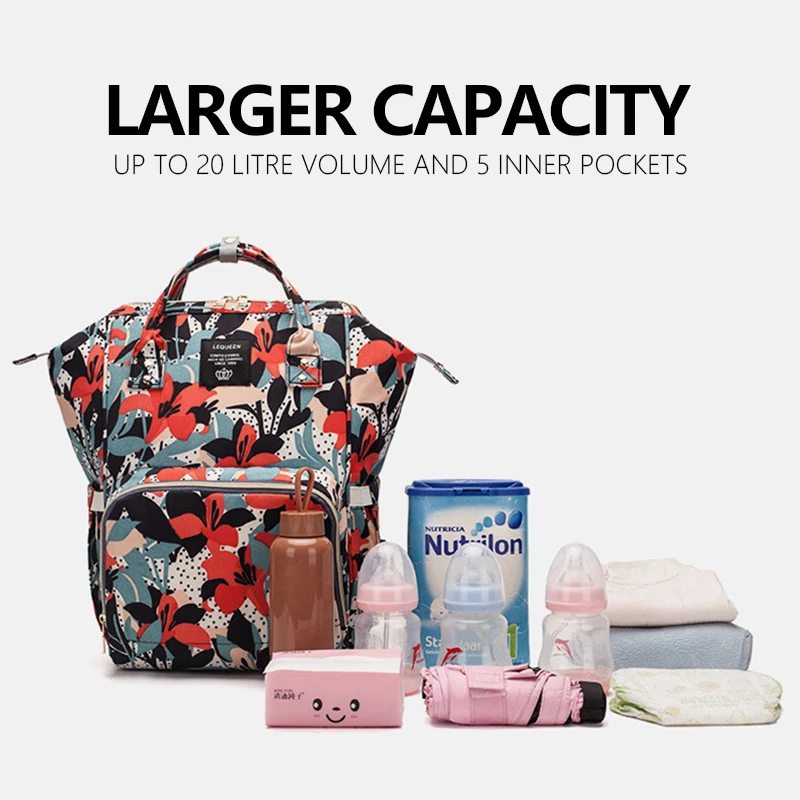 Diaper bag backpack mommy bag Maternity large nappy bag Bolsa Maternida Printed Bebe baby bag Travel Backpack Baby Care wetbag