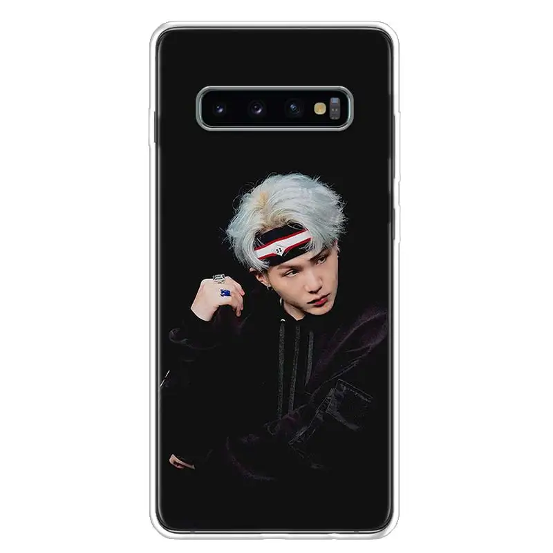 TW036-7 Seokjin Suga симпатичный чехол для телефона для samsung Galaxy S10+ Note 10 9 8 S9 S8 J4 J6 J8 плюс S7 S6 корпус под плетенную сумку - Цвет: TW036-7