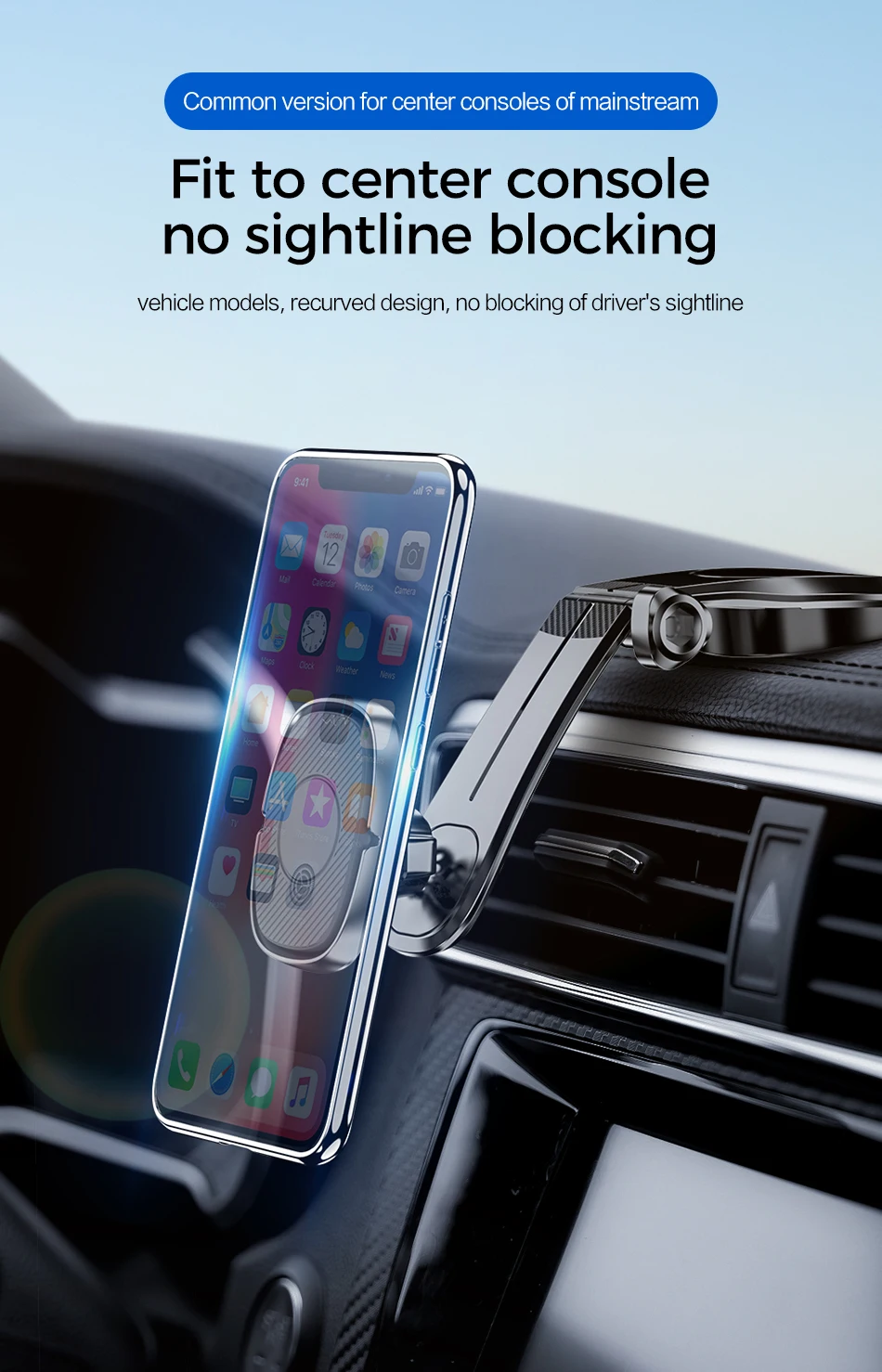 Магнитный автомобильный держатель для телефона для iPhone 11 X XS, samsung, Xiaomi, магнитный автомобильный держатель на вентиляционное отверстие