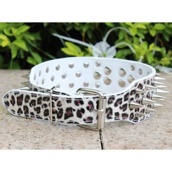 

1 pcs White Pet Collar Useful Adjustable Pet Collar Spike Dog Collar for Dog Pet