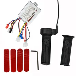 E-Bike 24V 250W Motor Brushed Controller Throttle Grip Turn Handle Reflective Stickers Wrench Tool For Electric Bicycle Scooter