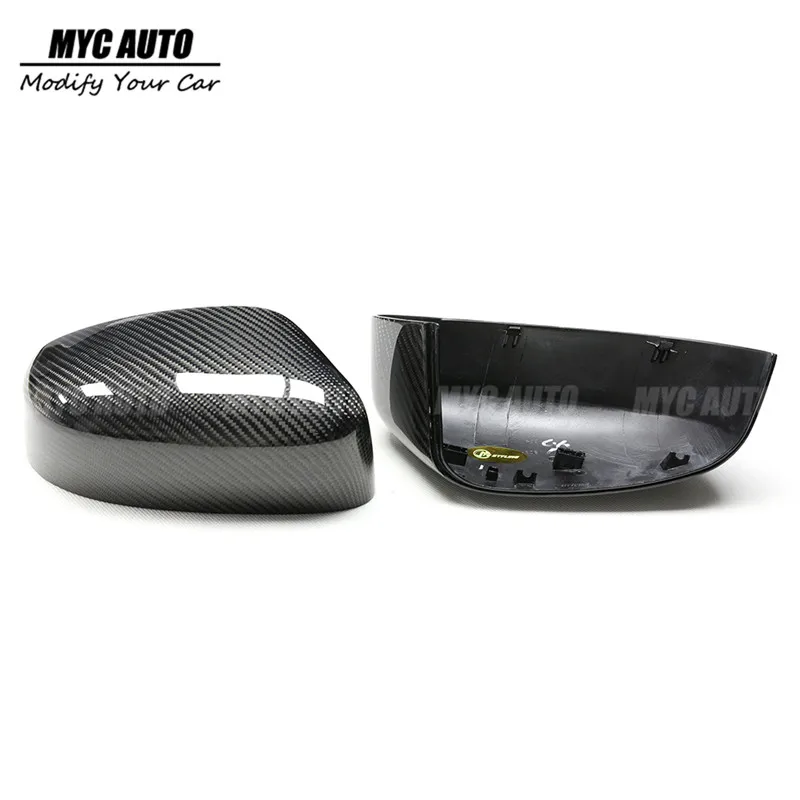 Сменная Крышка для зеркала из углеродного волокна для Ford Focus MK2 MK3 RS ST 2008 2009 2010 2011 2012 2013- с зеркальным покрытием