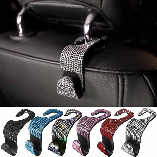 Multifunktions tragbare Strass Autos itz Rücken Haken Kopfstütze  Aufbewahrung halter Hänge tasche Veranstalter Auto Interieur Zubehör -  AliExpress