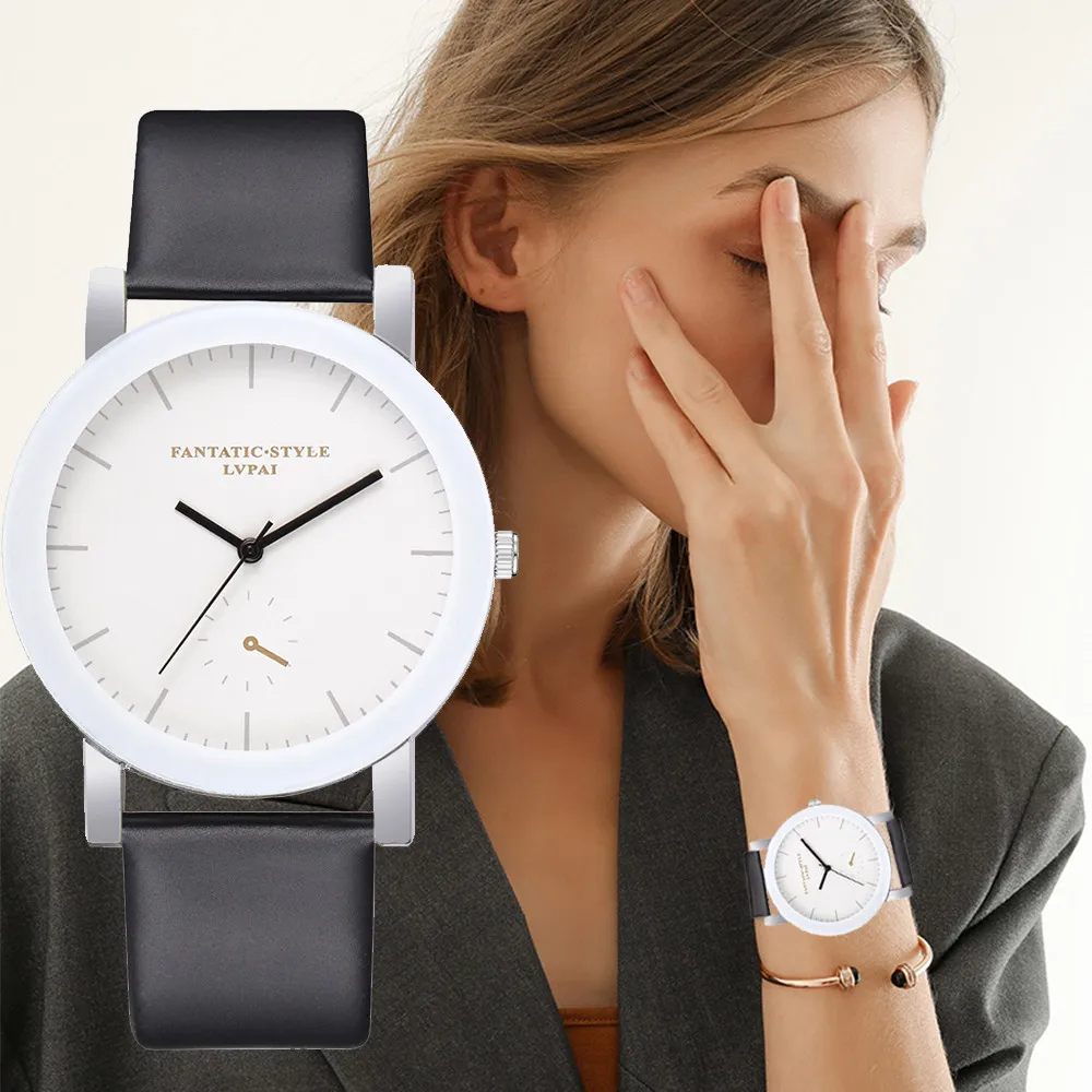 Новые модные женские часы кварцевые наручные часы с кожаным ремешком Relogio Feminino Montre Femme Horloge Zegarek Damski Прямая поставка