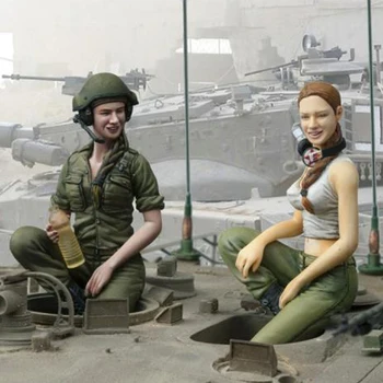 

1/16 Resin Soldier Model Hyundai IDF Female Tank Soldier Two 457