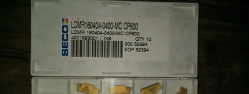 10 шт. вставки карбида LCMR160404-0400-MC CP600